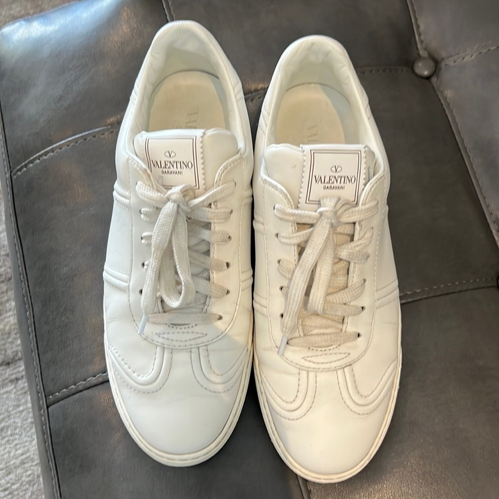 Valentino Garavani rock stud sneakers.